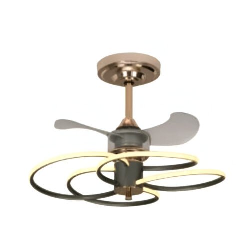 Masivel Acrylic LED Ceiling Fan Light – Modern Dimmable Bedroom Lighting