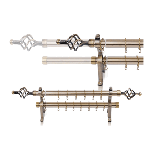 Heavy Duty Extendable Curtain Rod – Single, 2 Meter Adjustable