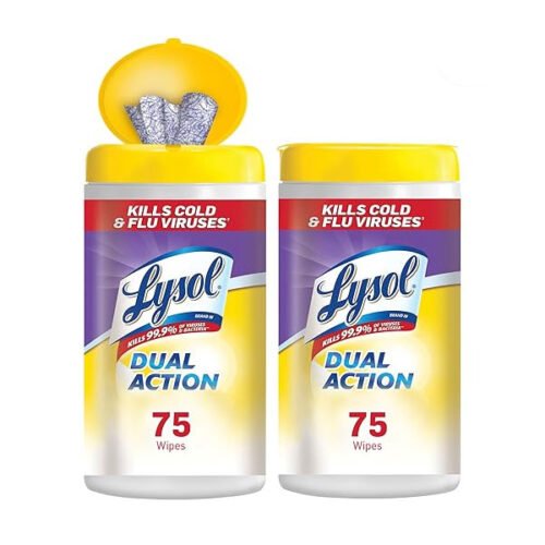 Lysol Dual Action Disinfecting Wipes w. Scrubbing Texture