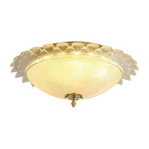 Modern Round LED Ceiling Light Fixture with Remote