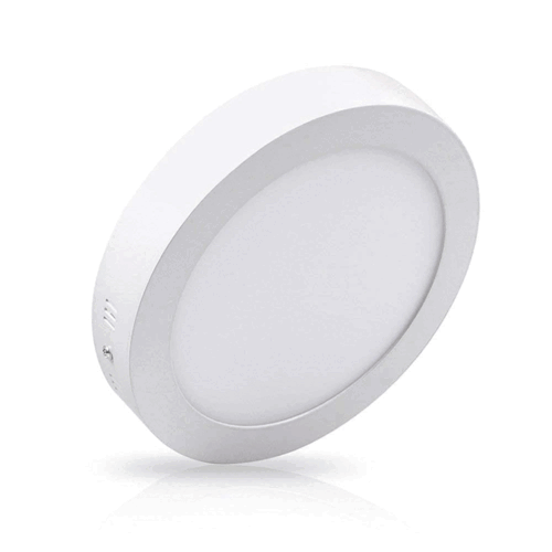 Round Surface-Mount LED Ceiling Light – White Finish
