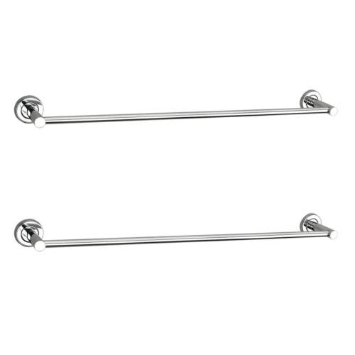 Stainless Steel Punch-Free Bathroom Towel Bar & Organizer