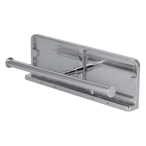 Wall-Mounted Double Tissue Roll Holder